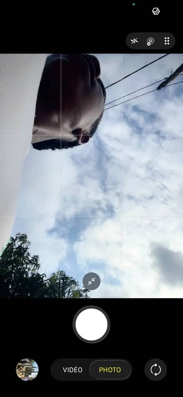 Le ciel, avant le premier pas.